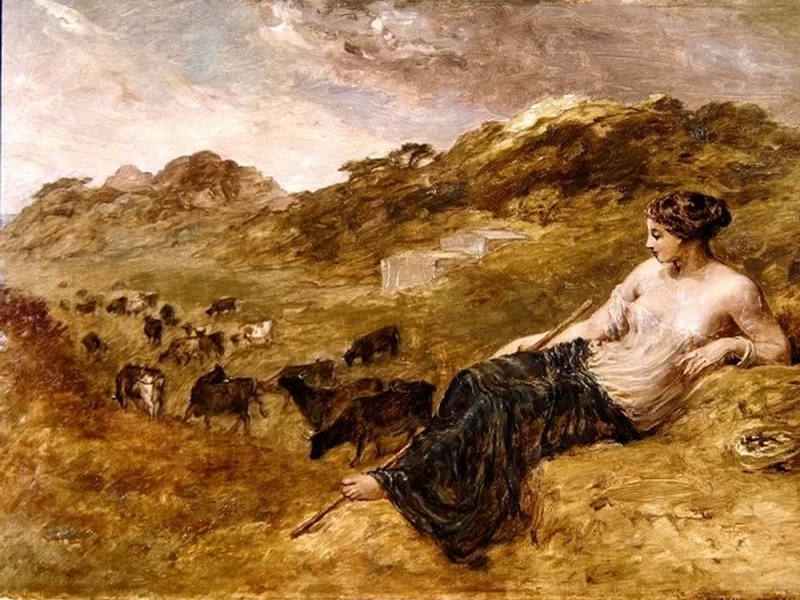 1798-Edward Calvert - Cirene e il bestiame